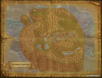 Карта острова Пропавшая экспедиция