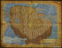 Кодробная карта острова Мертвые Холмы