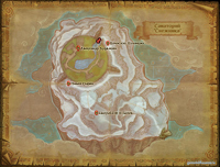 Подробная карта острова Санаторий Снежинка